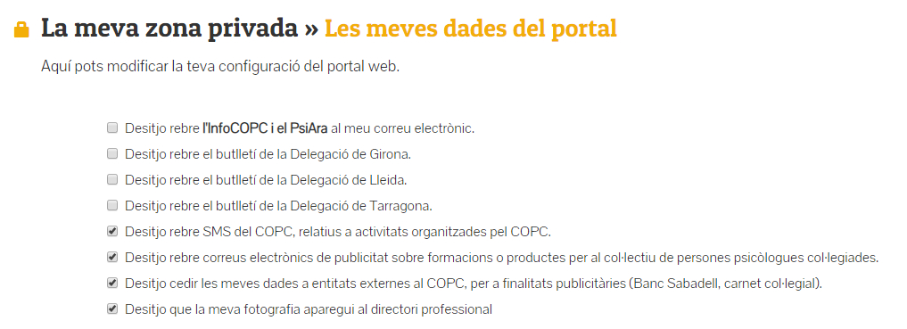 Subscriu-te als butlletins de les delegacions territorials: Girona, Lleida i Tarragona